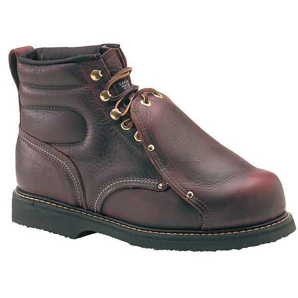 Carolina Shoe Men's 6-Inch Work Boot, 12 EE, Steel Toe, 6 in H, Brown, 508 - 508