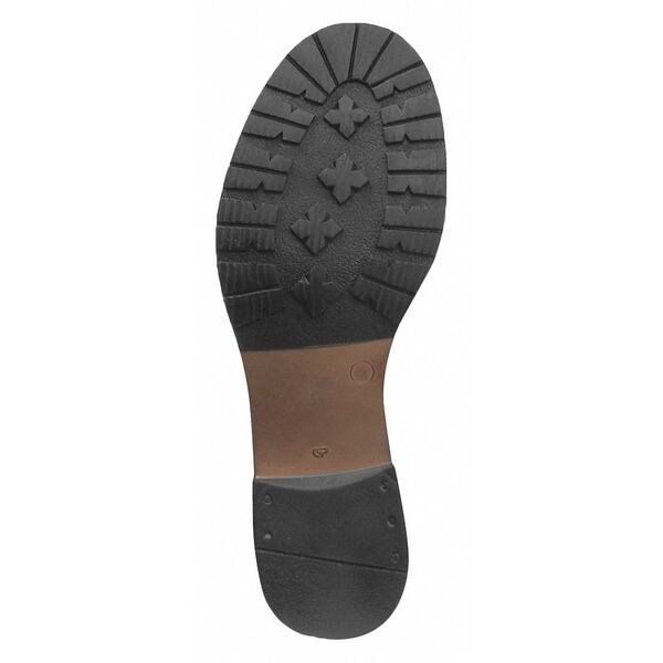 Mellow Walk Women's Loafer Shoe, Steel Toe, Leather Upper, Rubber Outsole, Slip On, Black, 8 1/2 D - 402109