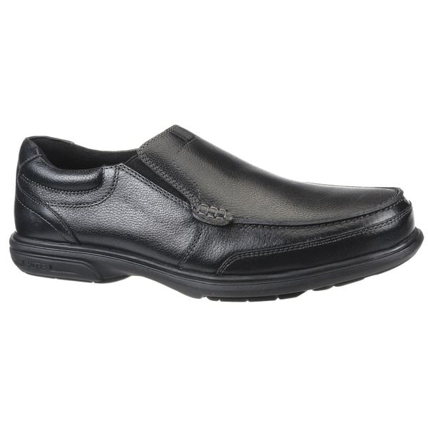 Florsheim Men's Loafer Shoe, Steel Toe, Leather Upper, Rubber Outsole, Slip On, Black, 11 EEE - FE2020