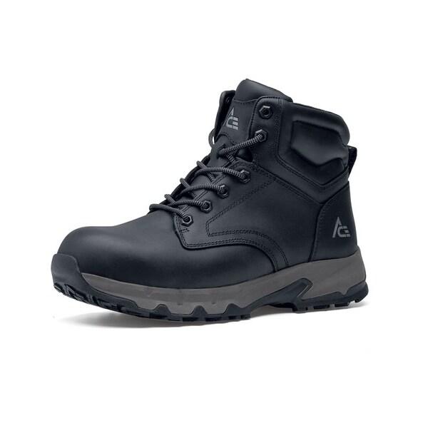 Shoes For Crews Men's Nano Composite Toe 6-Inch Work Boot, Black, 4.5, Medium, 72231 - 72231