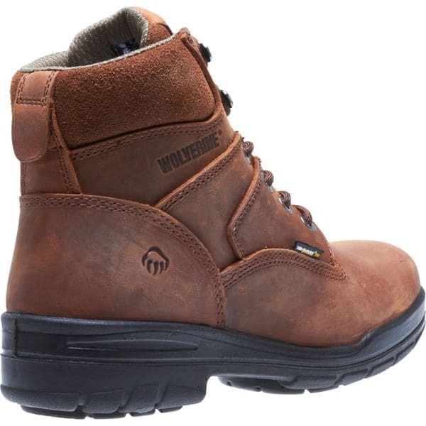 Wolverine Men's 6-Inch Work Boot, 10 XW, Steel Toe, 6 in H, Dark Brown, W02053 - W02053