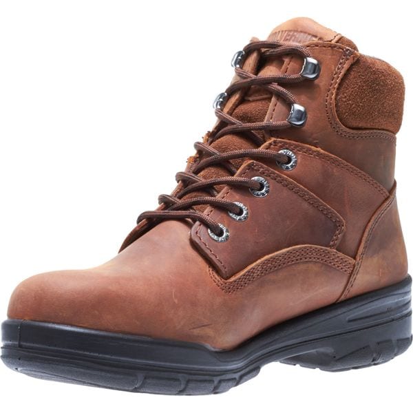Wolverine Men's 6-Inch Work Boot, 10 XW, Steel Toe, 6 in H, Dark Brown, W02053 - W02053