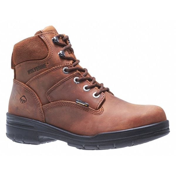 Wolverine Men's 6-Inch Work Boot, 10 XW, Steel Toe, 6 in H, Dark Brown, W02053 - W02053
