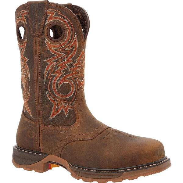Durango Maverick XP, Men's 11 in Composite Toe Western Work Boot, Brown, 12, W, DDB0365 - DDB0365