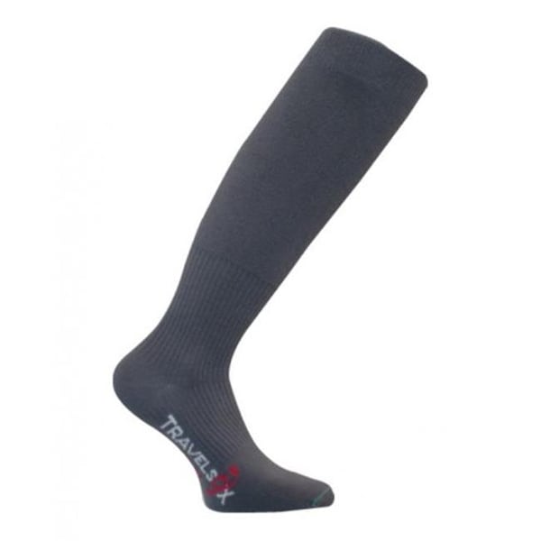 Travelsox Travelsox TS 1000 Patented Graduated Compression OTC Flight Travel Socks; Grey - Small - TS1000_GR_SM