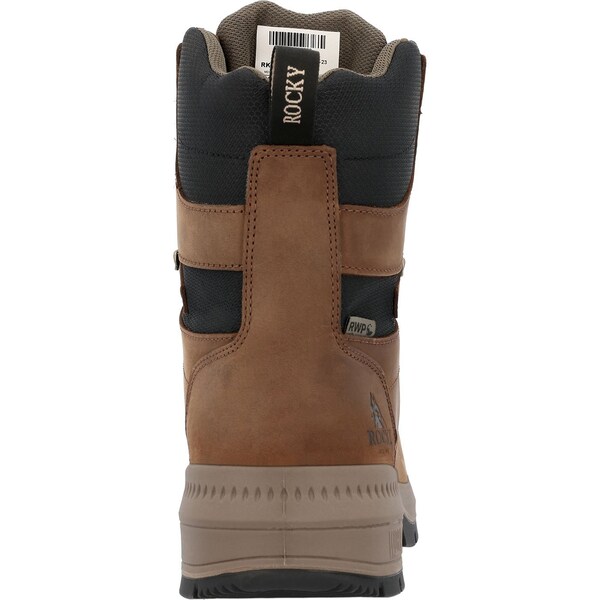 Rocky Worksmart, Men's Work Boot, 10 W, 8 in Height, Crazy Horse - RKK0482