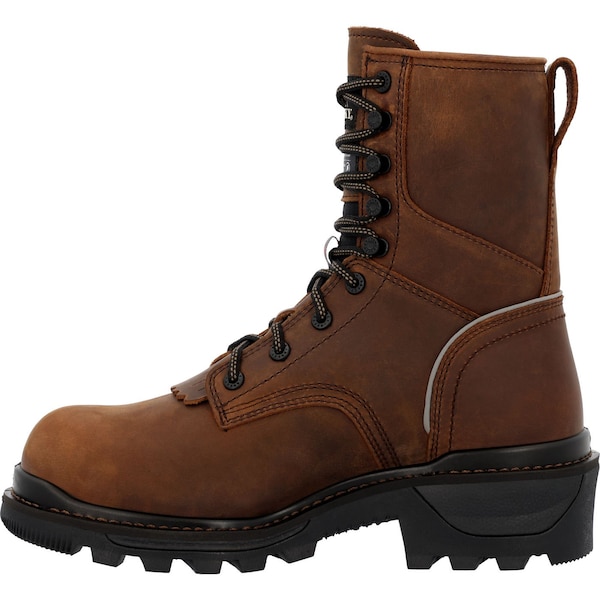 Rocky RAMS HORN, Men's Work Boot, 11 W, 6 in Height, Crazy Horse - RKK0478