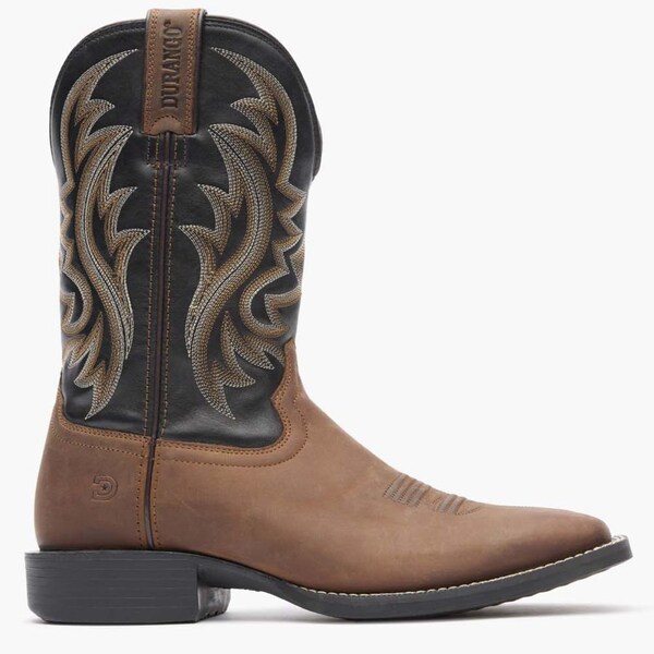 Durango Men's Western Boot, 7 M, 11 in H, Brawny Brown and Black Onyx - DDB0493