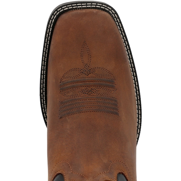 Durango Men's Western Boot, 7 M, 11 in H, Brawny Brown and Black Onyx - DDB0493