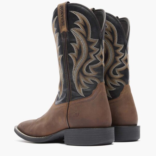 Durango Men's Western Boot, 7 M, 11 in H, Brawny Brown and Black Onyx - DDB0493
