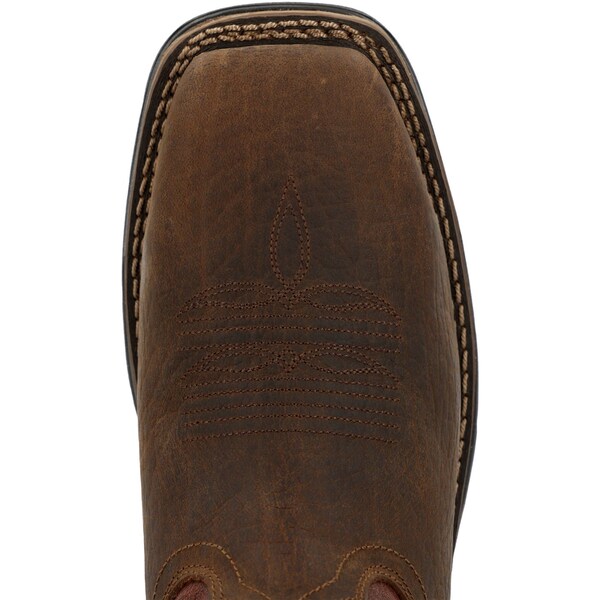 Durango Men's Work Boot, 9.5 M, Steel Toe Toe, 11 in H, Acorn and Cognac, DDB0496 - DDB0496
