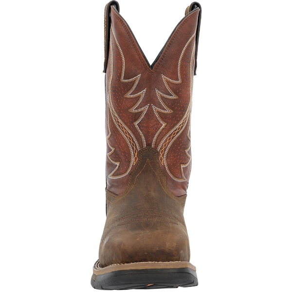 Durango Men's Work Boot, 9.5 M, Steel Toe Toe, 11 in H, Acorn and Cognac, DDB0496 - DDB0496