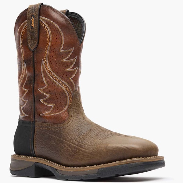 Durango Men's Work Boot, 9.5 M, Steel Toe Toe, 11 in H, Acorn and Cognac, DDB0496 - DDB0496