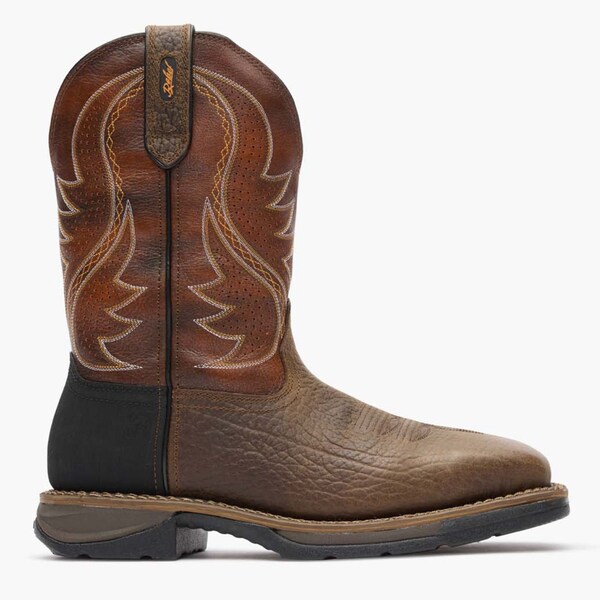 Durango Men's Work Boot, 9.5 M, Steel Toe Toe, 11 in H, Acorn and Cognac, DDB0496 - DDB0496