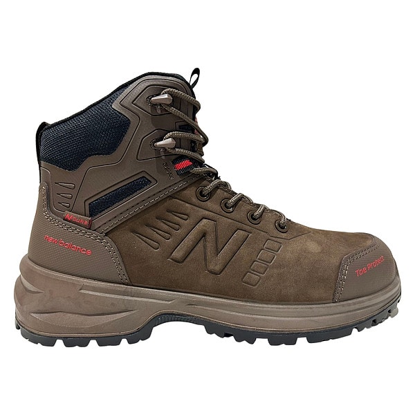 New Balance Men's Composite Toe Athletic High-Top Shoe, Chocolate, 13, EEEE, MIDCLBRBR - MIDCLBRBR-13-4E