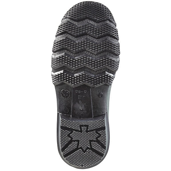 Baffin Men's Hunter (PLN) Rubber Boot, Plain Toe, 13" Height, Green, 8 - 8562-0000-394
