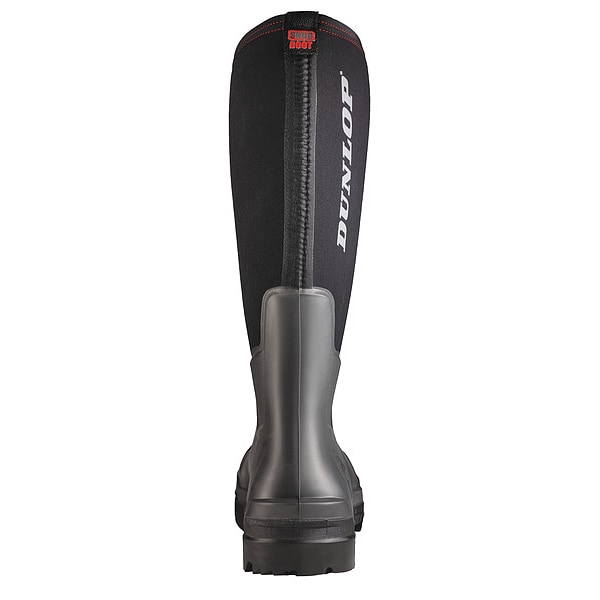 Dunlop Men's Rubber Boot, 11 Purotex, Black, NE68A93 - NE68A93