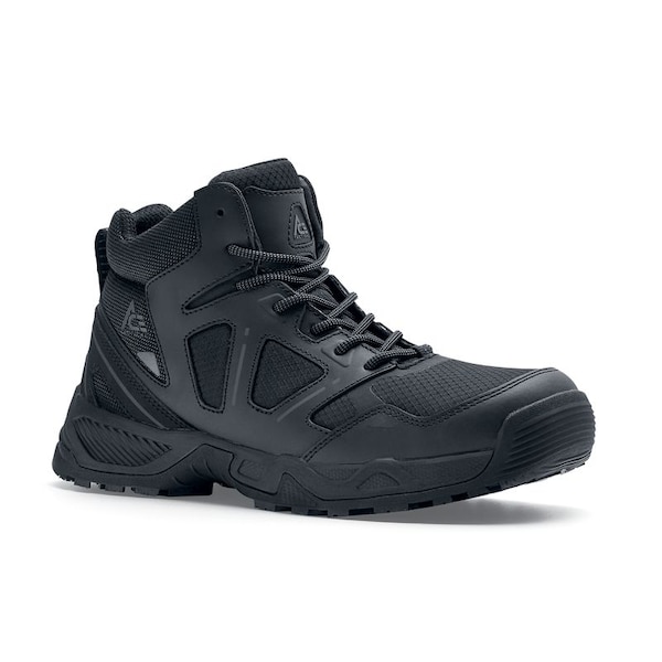 Shoes For Crews Defender, Unisex 6.5 Medium, Leather/Textile, Black - 63206