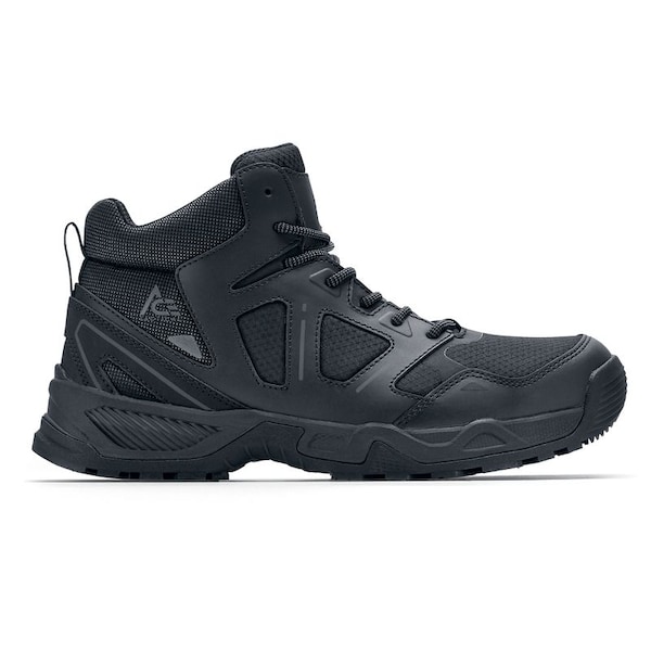 Shoes For Crews Defender, Unisex 6.5 Medium, Leather/Textile, Black - 63206