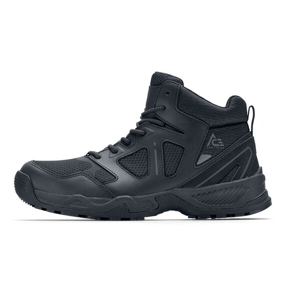 Shoes For Crews Defender, Unisex 6.5 Medium, Leather/Textile, Black - 63206