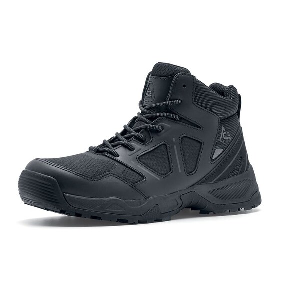 Shoes For Crews Defender, Unisex 6.5 Medium, Leather/Textile, Black - 63206