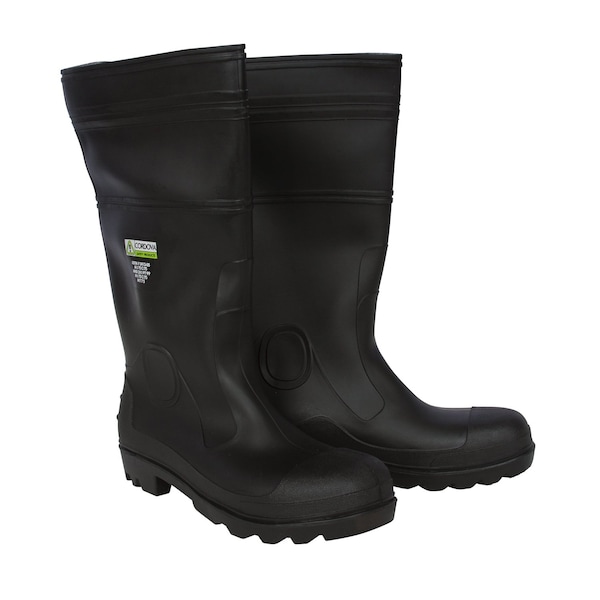 Cordova Boots, PVC, Steel Toe, 16" L, Size 13, PR - PB2213