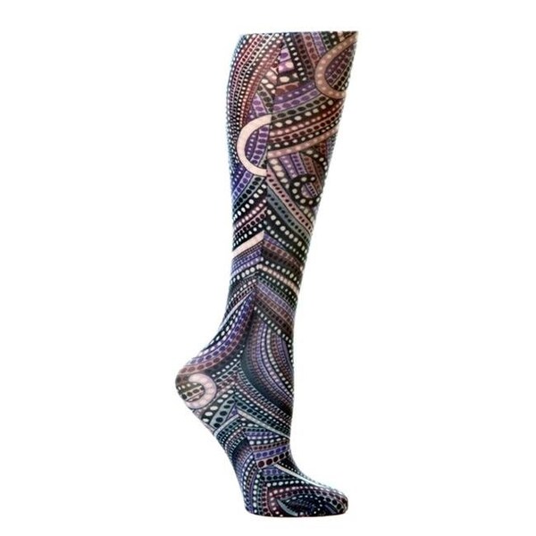 Celeste Stein Celeste Stein CMPS2-1576 15-20 mmHg Denim Dotty Therapeutic Compression Sock - Women - CMPS2-1576