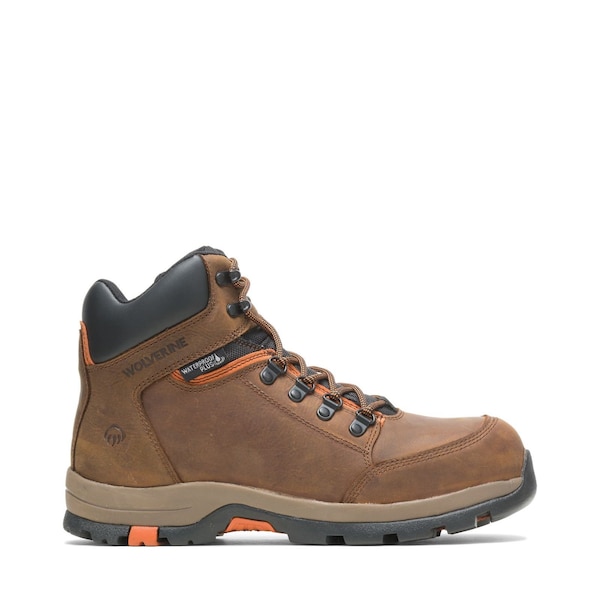 Wolverine Men's 6-Inch Work Boot, 13 W, Steel Toe, Brown, W211043 - W211043