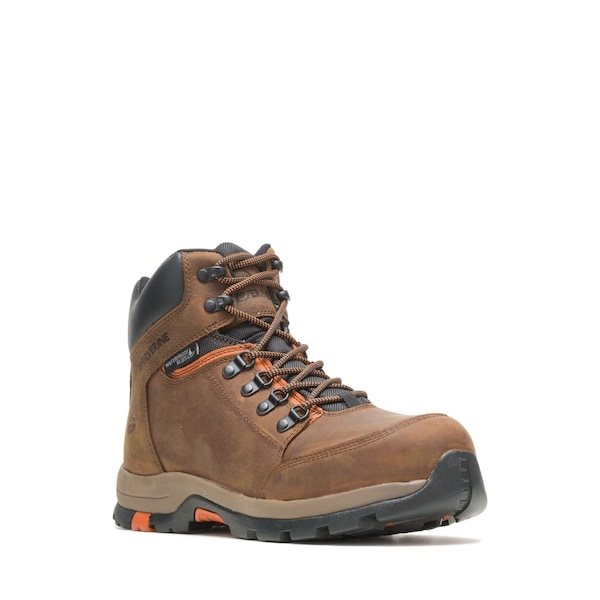 Wolverine Men's 6-Inch Work Boot, 13 W, Steel Toe, Brown, W211043 - W211043