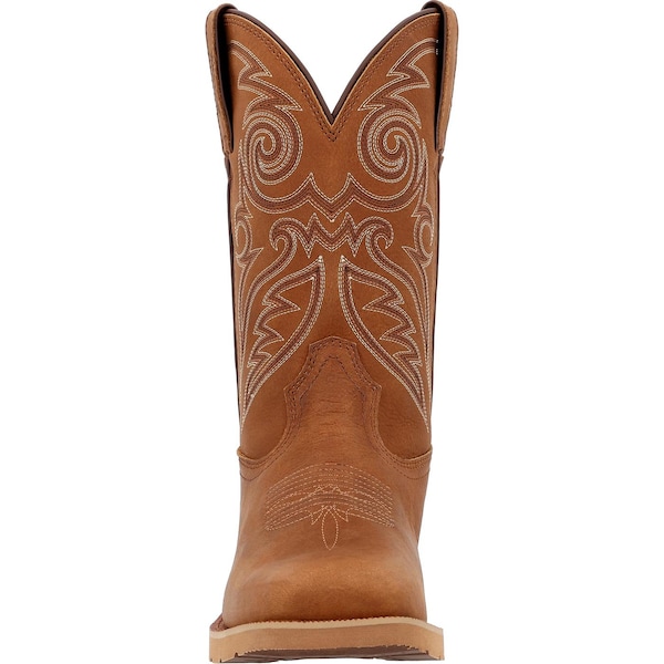 Rocky Western Boot, 12 W, Leather, 12 in H, Cognac - RKW0433