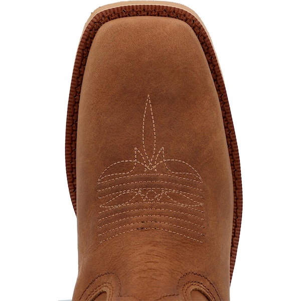 Rocky Western Boot, 12 W, Leather, 12 in H, Cognac - RKW0433