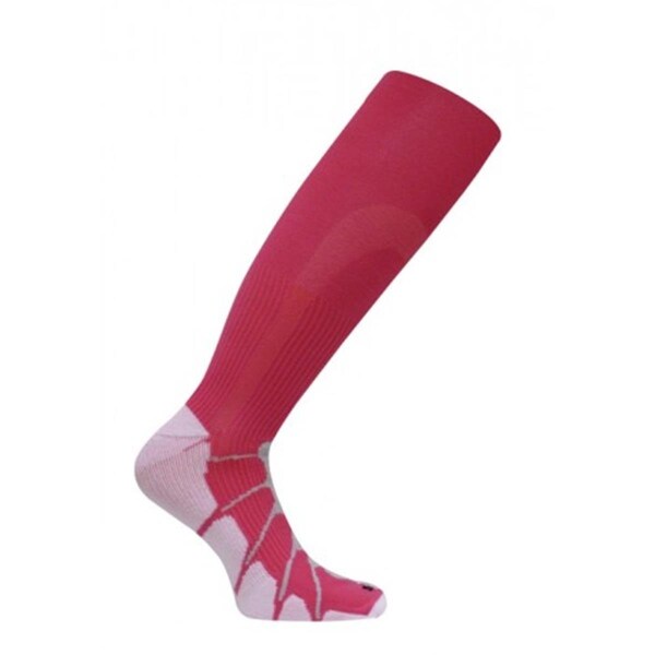 Powerplay SS 1211 Patented Graduated Compression OTC Socks 12-20 Mmhg, Fuchsia - Small - PO125255
