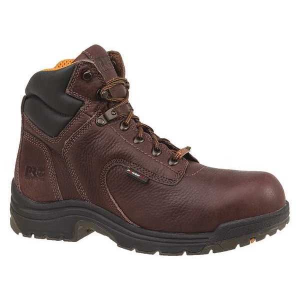 Timberland Pro 53359242, Women's 6 in Alloy Toe 6-Inch Work Boot, Dark Mocha, 6 1/2, Wide, 53359 - 53359