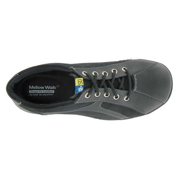 Mellow Walk Women's Oxford Shoe, 9 Leather Upper, Steel Toe, 4 in H, Black, 420092 - 420092 : 9E