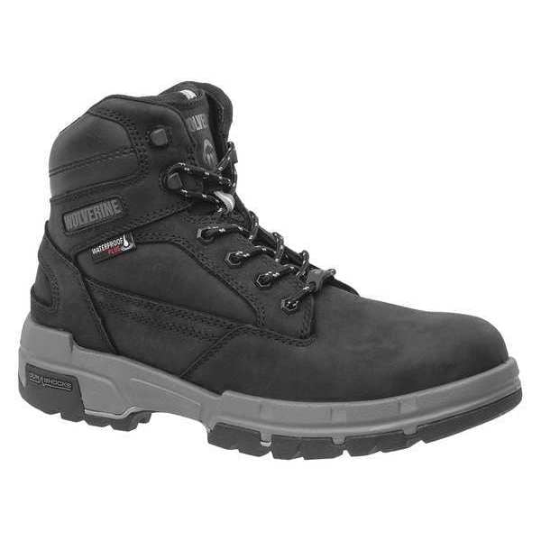 Wolverine Men's 6 in Composite Toe 6-Inch Work Boot, Black, 7, EW, 10657 - W10657 7W