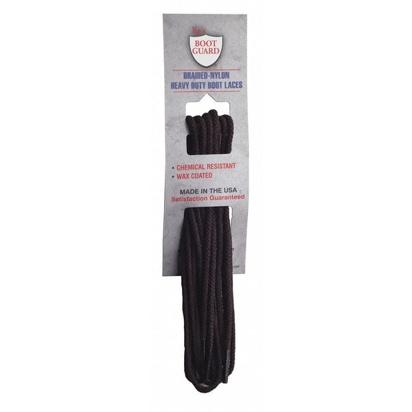 Kgs Boot Guard Heavy Duty Nylon Brown Lace, 63" - 163BR