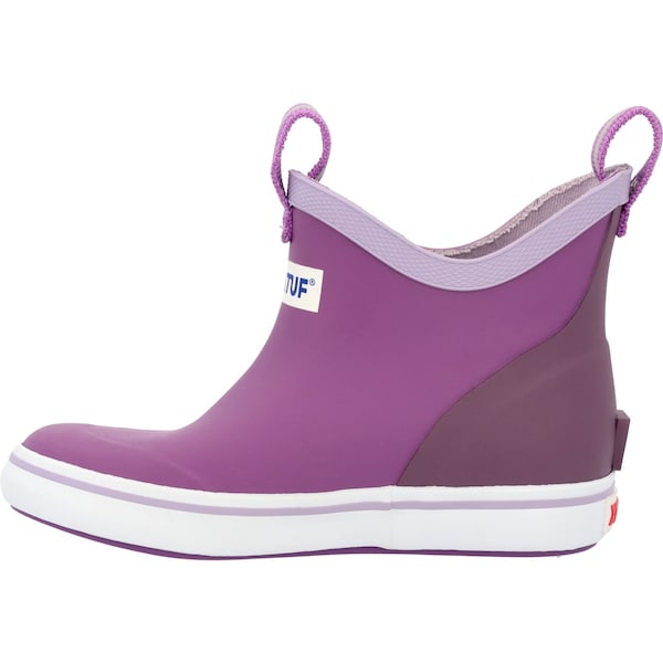 Xtratuf Youth Ankle Boot, Plain Toe Toe, 4 in Height, Purple, 4 - XKAB500Y