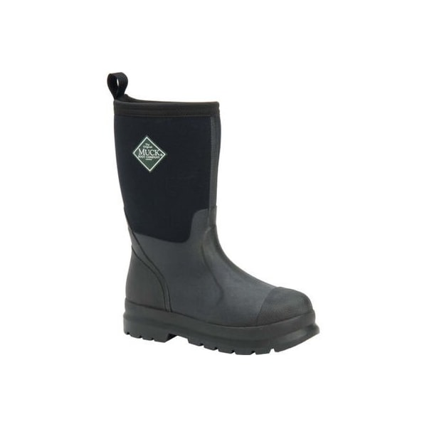 Muck Boot Co Youth Chore Classic Kids Rubber Boot, Plain Toe, 11 in Height, Black, 13 - KCH-000-BLK-130