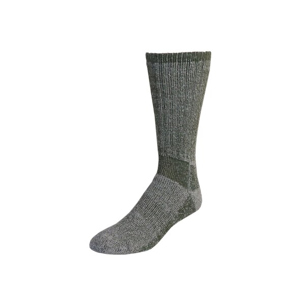 Railroad Sock Merino Wool Boot Crew Socks, Size 6-12 M, Olive, 1PR - 2982 OL