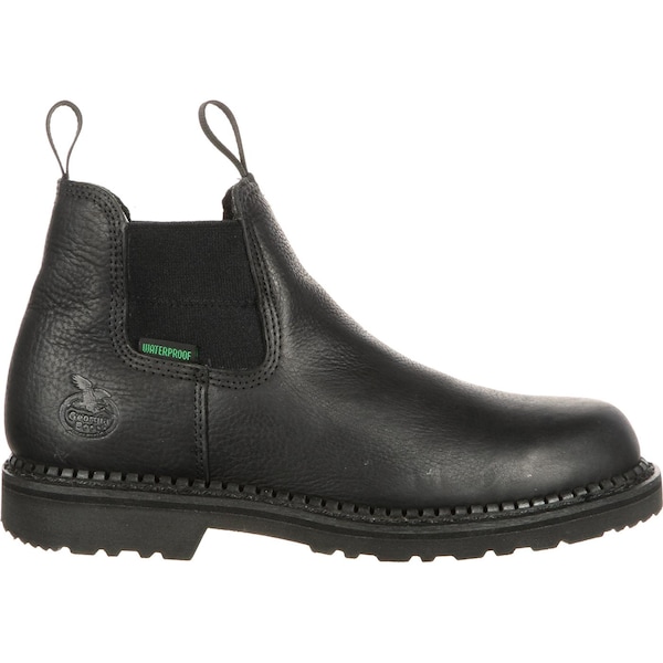 Georgia Boot Giant, Men's High Romeo Waterproof Work Boot, 9 M, Leather, 5 in Height, Black - GB00084
