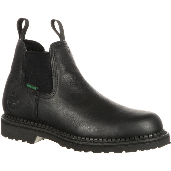 Georgia Boot Giant, Men's High Romeo Waterproof Work Boot, 9 M, Leather, 5 in Height, Black - GB00084