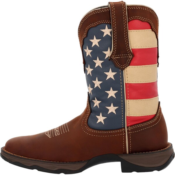 Durango Women's Western Boot, 7 M, Leather, 10 in H, Brown - RD4414