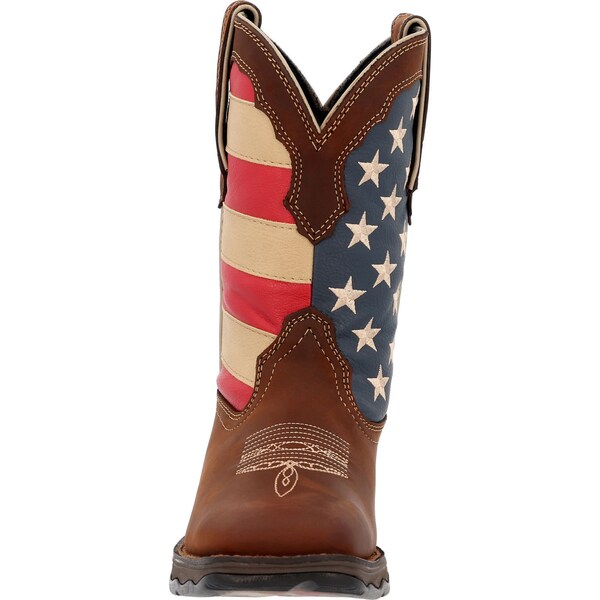 Durango Women's Western Boot, 7 M, Leather, 10 in H, Brown - RD4414