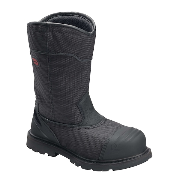 Avenger Safety Footwear Men Carbon Nano-Fiber Toe HAMMER WELLINGTON A-MAX CN PR, Black, 7.5, Medium - A7800-7.5M