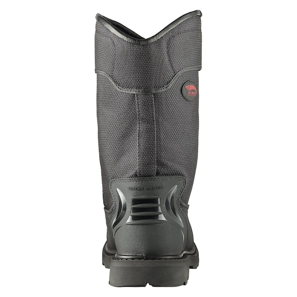 Avenger Safety Footwear Men Carbon Nano-Fiber Toe HAMMER WELLINGTON A-MAX CN PR, Black, 7.5, Medium - A7800-7.5M