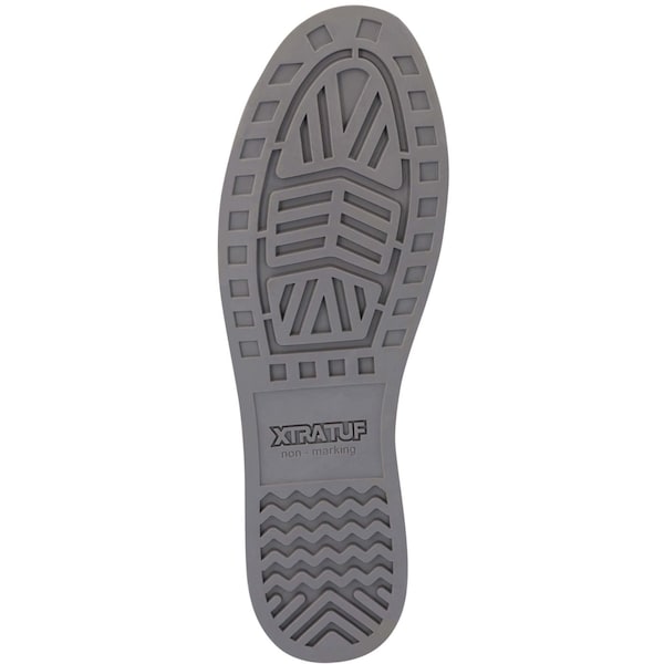 Xtratuf Ankle Deck Boot, 12 M, Leather, 6 in H, Gray - 22735
