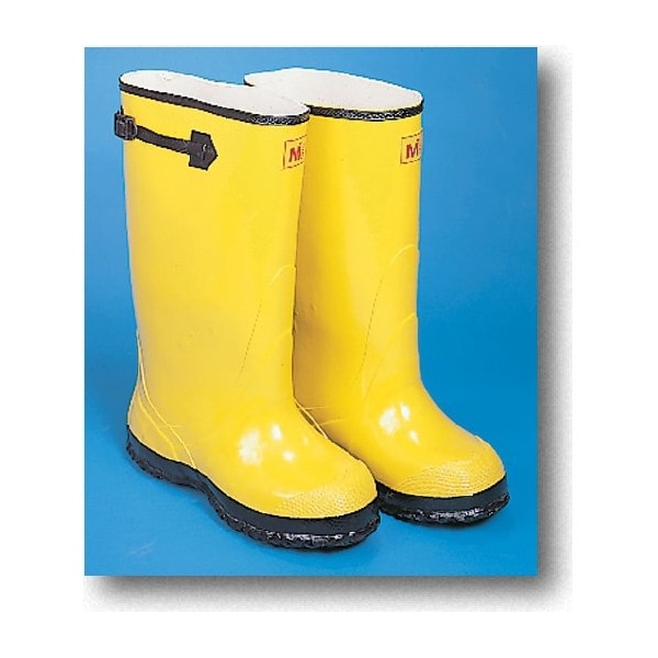 Mutual Industries Over-The-Show Work Slush Boot, 17", Size 11, PVC, Yellow, 11 - 14500-11-17