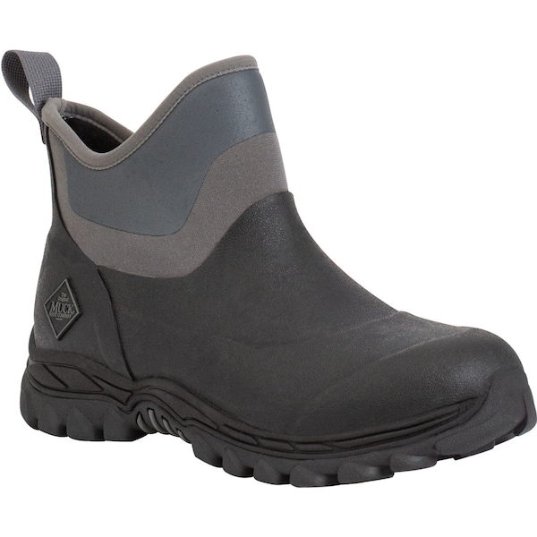 Muck Boot Co Women's Arctic Sport II Waterproof Ankle Boot, Plain Toe, 6" Height, Black, 8 - AS2A001  M  080