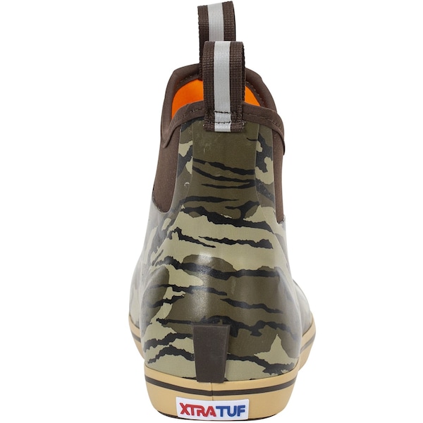 Xtratuf Men's Ankle Deck Boot, 12 M, Leather, 6 in H, Mossy Oak Bottom Land - XMABMOB