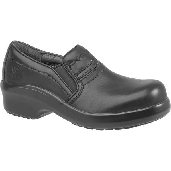 Ariat 10011976, Women's 4 in Composite Toe Loafer Shoe, Black, 9, B, 10011976 - 10011976